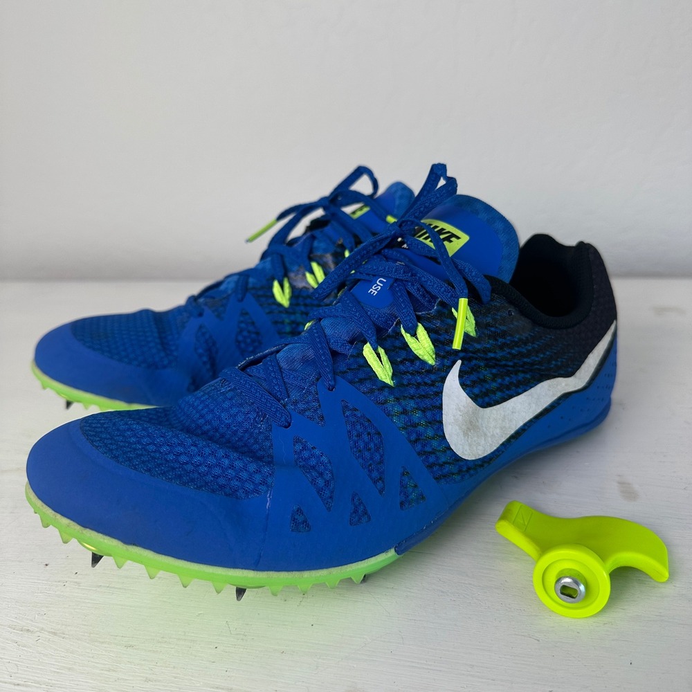 Nike Track Spikes Mens 11 Zoom Rival M 8 Blue Volt 806555-413 Racing Athletics